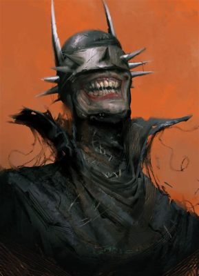 batman who laughs at the darkness of art